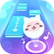 Jogar online Music Cat! Piano Tiles Game 3D