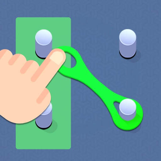 Move the rubber bands Logic puzzle