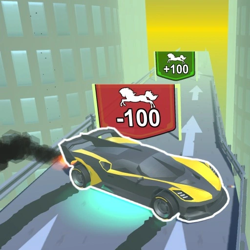 Cool Cars racing at altitude