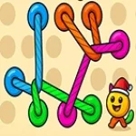 Play Hazel Tangle Rope 3D Sorting Puzzle online free