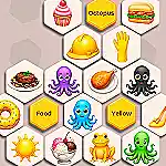Play Hexa Associations Logic Puzzle Game online free