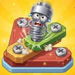 Play Solve colorful screw puzzles in Color Screw Rescue Puzzle online free