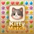 Play Kitty Match 3 puzzle game online free