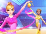 Play Gymnastics Girls Dress Up Game online free
