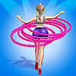 Play Hula Hoops Rush Collect Hoops and Become the Hula Queen online free