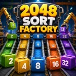 Play 2048 Sort Factory is a fast paced number sorting puzzle online free