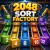 Play 2048 Sort Factory is a fast paced number sorting puzzle online free