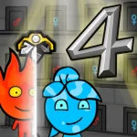 Play Fireboy and Watergirl 4 Crystal Temple online free